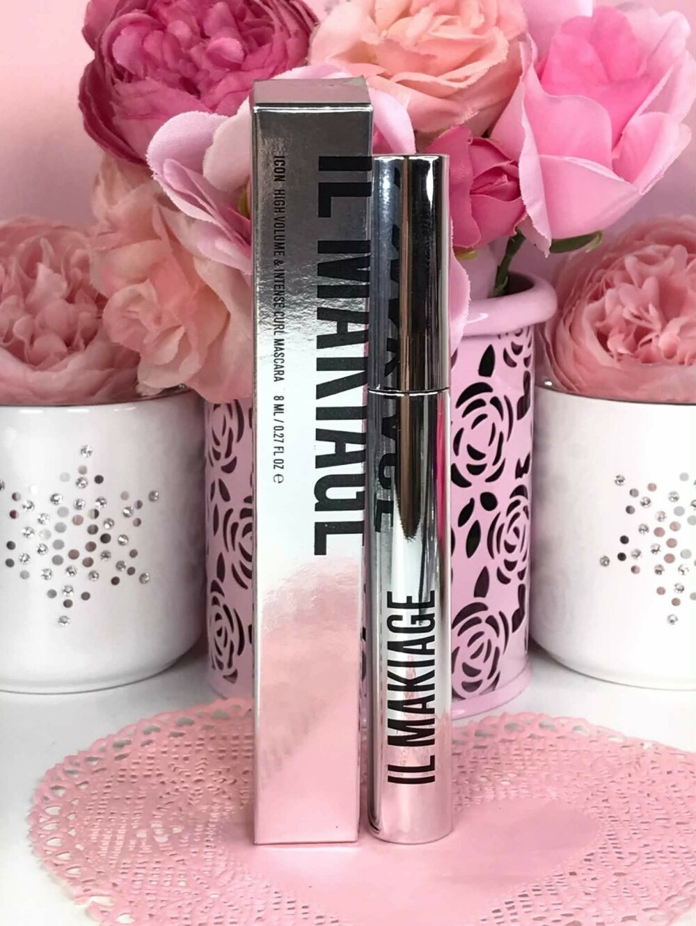 Il Makiage ICON Mascara High Volume & Intense Curl Mascara FULL SIZE 8ml *BNIB
